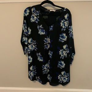 Lush floral long sleeve size M